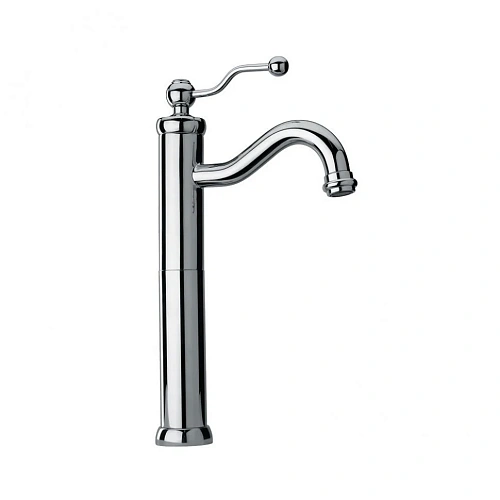 Смеситель для раковины Paini Duomo 88CR205LL без донного клапана, высокий, хром Смеситель для раковины Paini Duomo 88CR205LL без донного клапана, высокий, хром