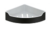 Полка Rush Edge ED77153B black угловая, черная