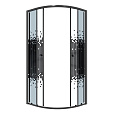 Душевой уголок Niagara Eco NG-1003-14BLACK (80x80x190) четверть круга, раздвиж, профиль черный, стекло мозаика (4мм) Душевой уголок Niagara Eco NG-1003-14BLACK (80x80x190) четверть круга, раздвиж, профиль черный, стекло мозаика (4мм)