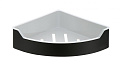 Полка Rush Edge ED77153B black угловая, черная Полка Rush Edge ED77153B black угловая, черная