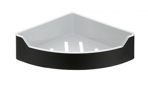 Полка Rush Edge ED77153B black угловая, черная Полка Rush Edge ED77153B black угловая, черная