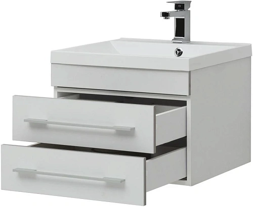 Тумба под раковину Aquanet Верона 58 New белый матовый 00272423 Тумба под раковину Aquanet Верона 58 New белый матовый 00272423
