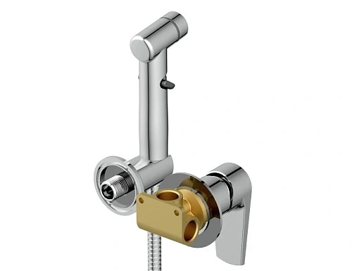 Гигиенический душ Cersanit MODUO (A64105) встраиваемый однорычажный 64105 Гигиенический душ Cersanit MODUO (A64105) встраиваемый однорычажный 64105