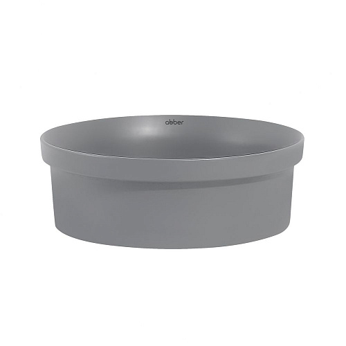 Раковина ABBER Bequem AC2103MG накладная, серая матовая Раковина ABBER Bequem AC2103MG накладная, серая матовая
