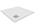 Душевой поддон Taliente 100x100x3,5см, квадратный без сифона PTA-ST-100Wstone Душевой поддон Taliente 100x100x3,5см, квадратный без сифона PTA-ST-100Wstone