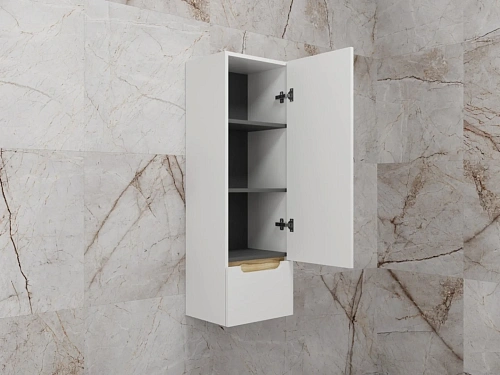 Шкаф-пенал Style Line Бали 360 белый софт ЛС-00002340 Шкаф-пенал Style Line Бали 360 белый софт ЛС-00002340