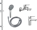 Комплект смесителей Orange Pro M44-311cr хром Комплект смесителей Orange Pro M44-311cr хром