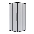 Душевой уголок Niagara Nova NG-6822-34BLACK (80x80x195) квадратная, раздвижная, черный матов, стекло прозрачное Душевой уголок Niagara Nova NG-6822-34BLACK (80x80x195) квадратная, раздвижная, черный матов, стекло прозрачное