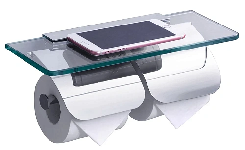 Держатель туалетной бумаги Rush Edge ED77132 двойной Держатель туалетной бумаги Rush Edge ED77132 двойной