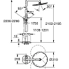 Душевая система GROHE Essence New с однорычажным смесителем, хром (23741001) Душевая система GROHE Essence New с однорычажным смесителем, хром (23741001)
