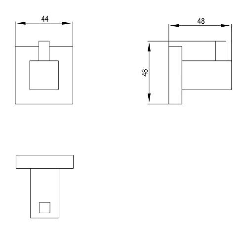 Крючок Timo Selene 10011/00 хром Крючок Timo Selene 10011/00 хром