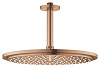 Картинка анонса товара «верхний душ grohe rainshower с потолочным кронштейном, теплый закат матовый (26067dl0)»