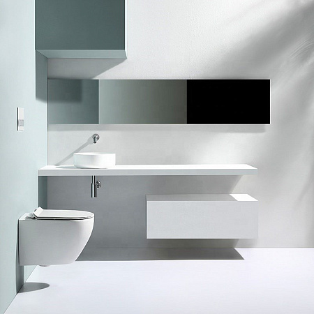 Унитаз подвесной Teso azaro Secretum TAU001 безободковый, цвет белый, сиденье soft-close ультратонк Унитаз подвесной Teso azaro Secretum TAU001 безободковый, цвет белый, сиденье soft-close ультратонк