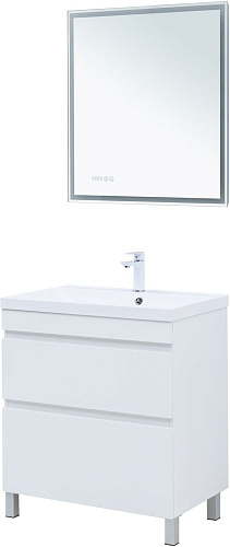 Тумба под раковину Aquanet Нота New 75 00344144 белый глянец Тумба под раковину Aquanet Нота New 75 00344144 белый глянец