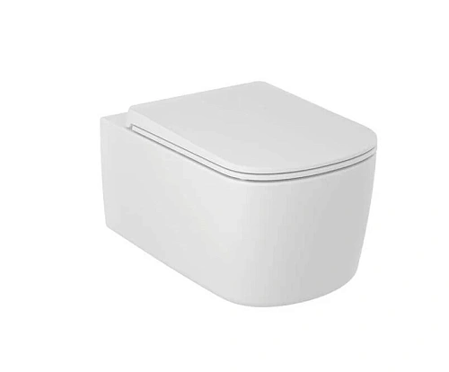 Унитаз подвесной Kludi RESA S 27WCW0153 керамический без сиденья Унитаз подвесной Kludi RESA S 27WCW0153 керамический без сиденья