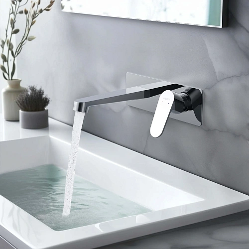 Смеситель для раковины Aquatek ОБЕРОН AQ1213CR Хром, встраиваемый Смеситель для раковины Aquatek ОБЕРОН AQ1213CR Хром, встраиваемый