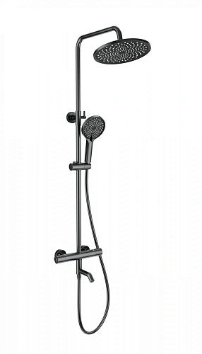 Душевая система Wonzon & Woghand с термостатом, темный графит (WW-B3065-T1-BGG) Душевая система Wonzon & Woghand с термостатом, темный графит (WW-B3065-T1-BGG)