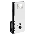 Детальная картинка товара «инсталляция для унитаза wasserkraft glan 66tlt.010.me.wh.bn02 с клавишей смыва никель»