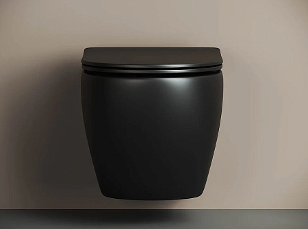 Комплект унитаза Ceramica Nova Сет 4 в 1 инсталляция с кнопкой и шумоизоляцией CN4002MB_1001B_1000