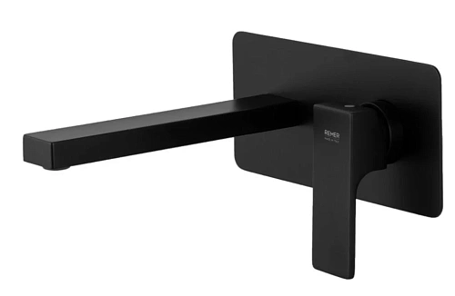Смеситель для раковины Remer Absolute AU15NO, чёрный матовый Смеситель для раковины Remer Absolute AU15NO, чёрный матовый