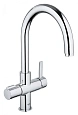 Смеситель для кухни GROHE Red без бойлера, C-излив, хром (30033000) Смеситель для кухни GROHE Red без бойлера, C-излив, хром (30033000)