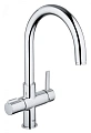 Смеситель для кухни GROHE Red без бойлера, C-излив, хром (30033000) Смеситель для кухни GROHE Red без бойлера, C-излив, хром (30033000)