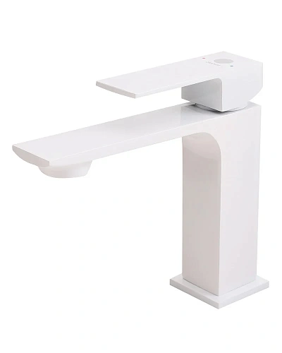 Смеситель для раковины Orange Lutz M04-021w белый Смеситель для раковины Orange Lutz M04-021w белый