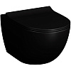 Картинка анонса товара «крышка-сиденье vitra sento 7748b083-0101 тонкое, дюропласт, микролифт, матовый черный»