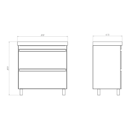 Тумба с раковиной Comforty Валдай-80Н 00-00019070 напольная белая матовая раковина Comforty 4480 Тумба с раковиной Comforty Валдай-80Н 00-00019070 напольная белая матовая раковина Comforty 4480