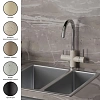 Смеситель для кухни Paini Cox GRANITE SAHARA 7855643CR3V11L2KM Смеситель для кухни Paini Cox GRANITE SAHARA 7855643CR3V11L2KM