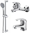 Комплект смесителей Wasserkraft 3 в 1 A31011 Комплект смесителей Wasserkraft 3 в 1 A31011