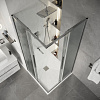 Душевой уголок Niagara Nova NG-4623-34 (90х90х195) квадрат, раздвижная, хром, стекло рифленое Душевой уголок Niagara Nova NG-4623-34 (90х90х195) квадрат, раздвижная, хром, стекло рифленое