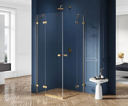 Душевой уголок NEW TRENDY AVEXA GOLD 100x120x200 EXK-1787 (брашированное золото) Душевой уголок NEW TRENDY AVEXA GOLD 100x120x200 EXK-1787 (брашированное золото)