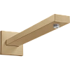 Кронштейн верхнего душа Hansgrohe Square 38,9 см. 27694140, шлифованная бронза