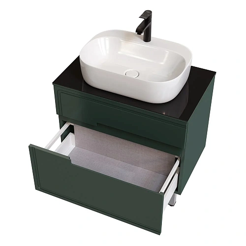 Тумба под раковину Taliente Cevia, 80см, серо-зеленый матовый, под столешницу MB-ST, без ножек TA-MB TA-MBC-80PS-grigio verde Тумба под раковину Taliente Cevia, 80см, серо-зеленый матовый, под столешницу MB-ST, без ножек TA-MB TA-MBC-80PS-grigio verde