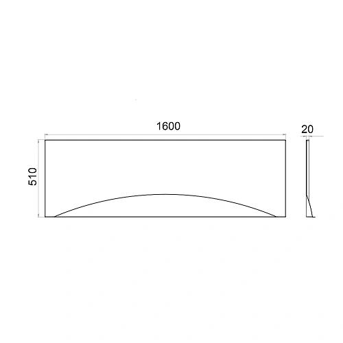 Экран для ванны фронтальный Niagara Atrio NG-A160 к ванне NG-A16070 Экран для ванны фронтальный Niagara Atrio NG-A160 к ванне NG-A16070