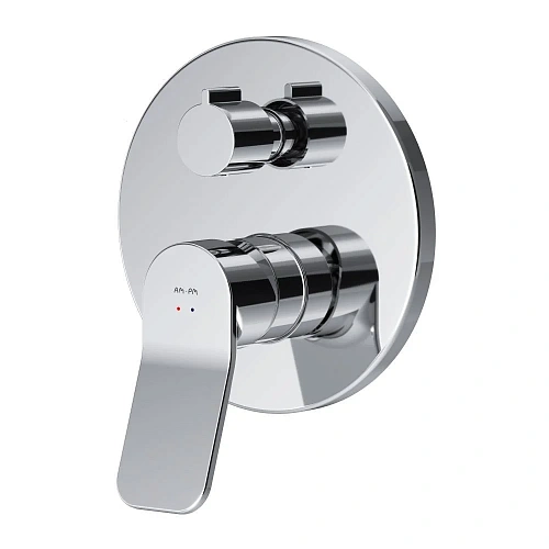 Переключатель потоков AM.PM X-Joy F85A55000 встраиваемый на 3 потребителя, хром Переключатель потоков AM.PM X-Joy F85A55000 встраиваемый на 3 потребителя, хром