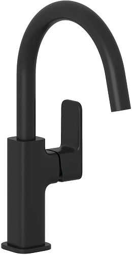 Смеситель для раковины Kludi RENON 420283975 черный матовый Смеситель для раковины Kludi RENON 420283975 черный матовый