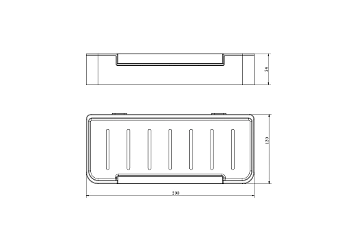 Полка Aquatek AQ4966CR хром Полка Aquatek AQ4966CR хром