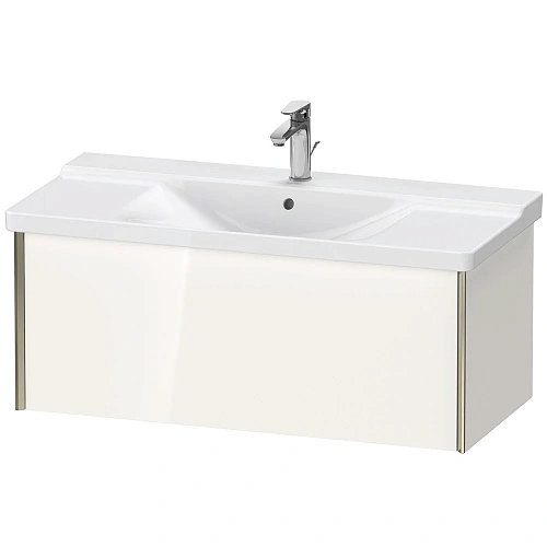 Тумба под раковину Duravit XVIU XV40170B122 подвесная 100 см белая глянцевый декор Тумба под раковину Duravit XVIU XV40170B122 подвесная 100 см белая глянцевый декор