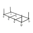 Каркас для ванны Roca Каркас для ванны Leon 150х70 248661000 Каркас для ванны Roca Каркас для ванны Leon 150х70 248661000