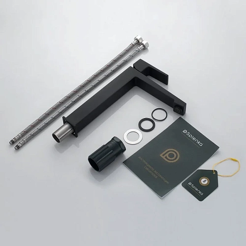 Смеситель для раковины Splenka S01.15.06, черный Смеситель для раковины Splenka S01.15.06, черный