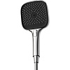 Картинка анонса товара «душевая лейка sancos nok square sc6002ch-b 125x125 мм, 3 режима, хром/черный матовый»