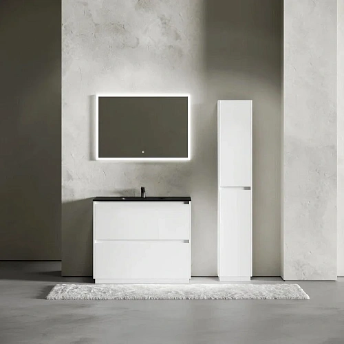 Тумба под раковину Sancos Libra Floor LB100FW напольная, 990х450х840 белый глянец Тумба под раковину Sancos Libra Floor LB100FW напольная, 990х450х840 белый глянец