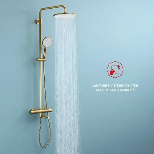 Душевая система Raglo R20.26.03, золотой сатин Душевая система Raglo R20.26.03, золотой сатин