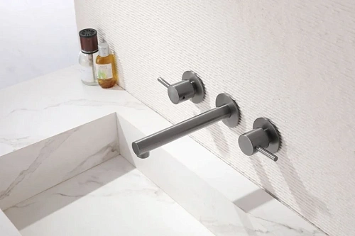 Смеситель для раковины ABBER Emotion AF88121NG скрытого монтажа никель Смеситель для раковины ABBER Emotion AF88121NG скрытого монтажа никель