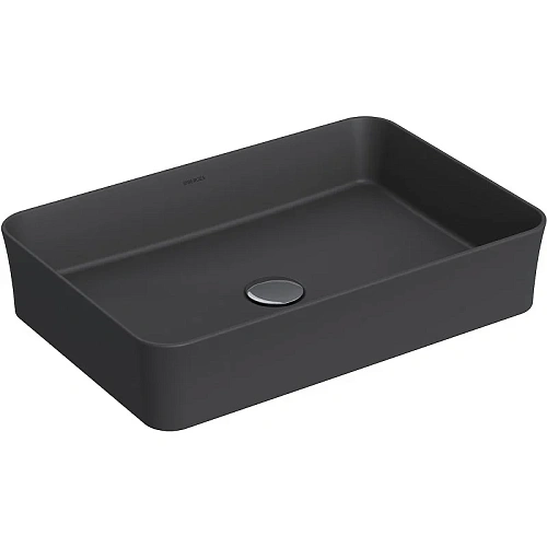 Раковина BERGES Ego SL накладная, 55x38 см, матовый антрацит 181029 Раковина BERGES Ego SL накладная, 55x38 см, матовый антрацит 181029