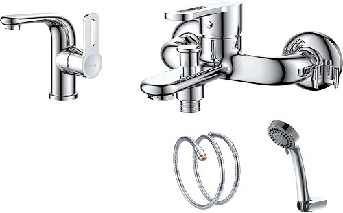 Комплект смесителей D&K DA1350001SET (DA1352101,DA1353201) Комплект смесителей D&K DA1350001SET (DA1352101,DA1353201)