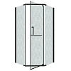 Душевой уголок GROSSMAN Pragma 302.K33.03.9090.21.02 (90x90x195) трапеция,распашн,черн.матов,стекло шиншилла Душевой уголок GROSSMAN Pragma 302.K33.03.9090.21.02 (90x90x195) трапеция,распашн,черн.матов,стекло шиншилла