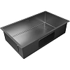 Кухонная мойка Paulmark NEXT-SKEW 74 UNI, PM887444-GM, вороненая сталь,740х440мм 1,2мм Кухонная мойка Paulmark NEXT-SKEW 74 UNI, PM887444-GM, вороненая сталь,740х440мм 1,2мм